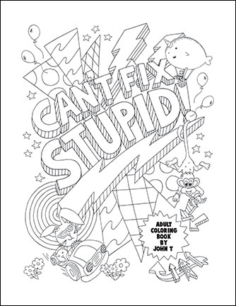 Free Swear Word Coloring Pages for Adults Only - Printable!