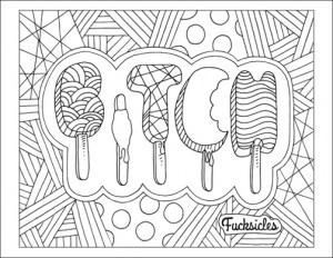 free printable cuss word coloring page