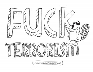 swearing coloring page