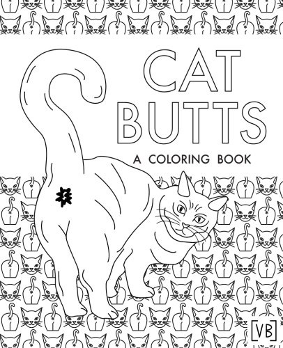 cat-butt-coloring-book - Swear Word Coloring Book