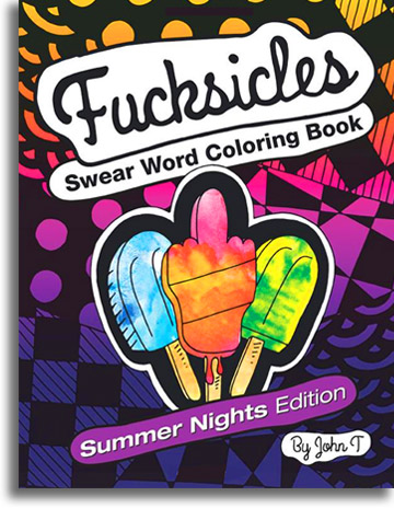 A Swear Word Coloring Book for Adults: MIDNIGHT EDITION