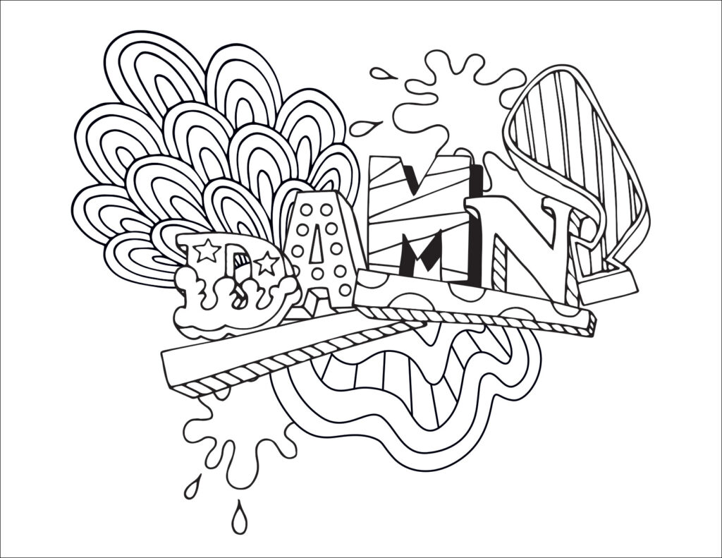 Free swear word coloring book damn Swear Word Coloring Book english-swear-words-list-that-you-should-never-use-grammarvocab